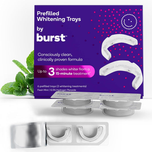 At-Home Teeth Whitening "Pre-Filled Trays" By Burst